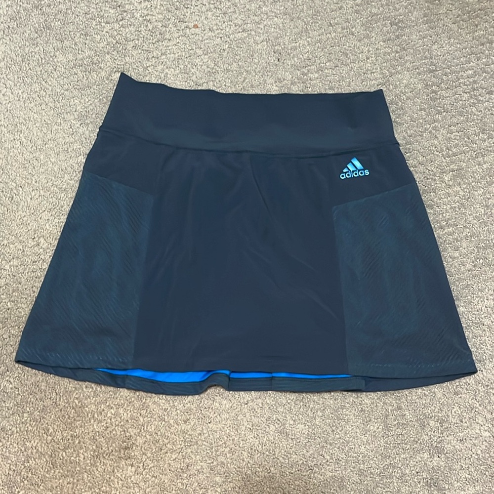 TWO Adidas HEAT.RDY Blue Golf Skort Large - Picture 2 of 12